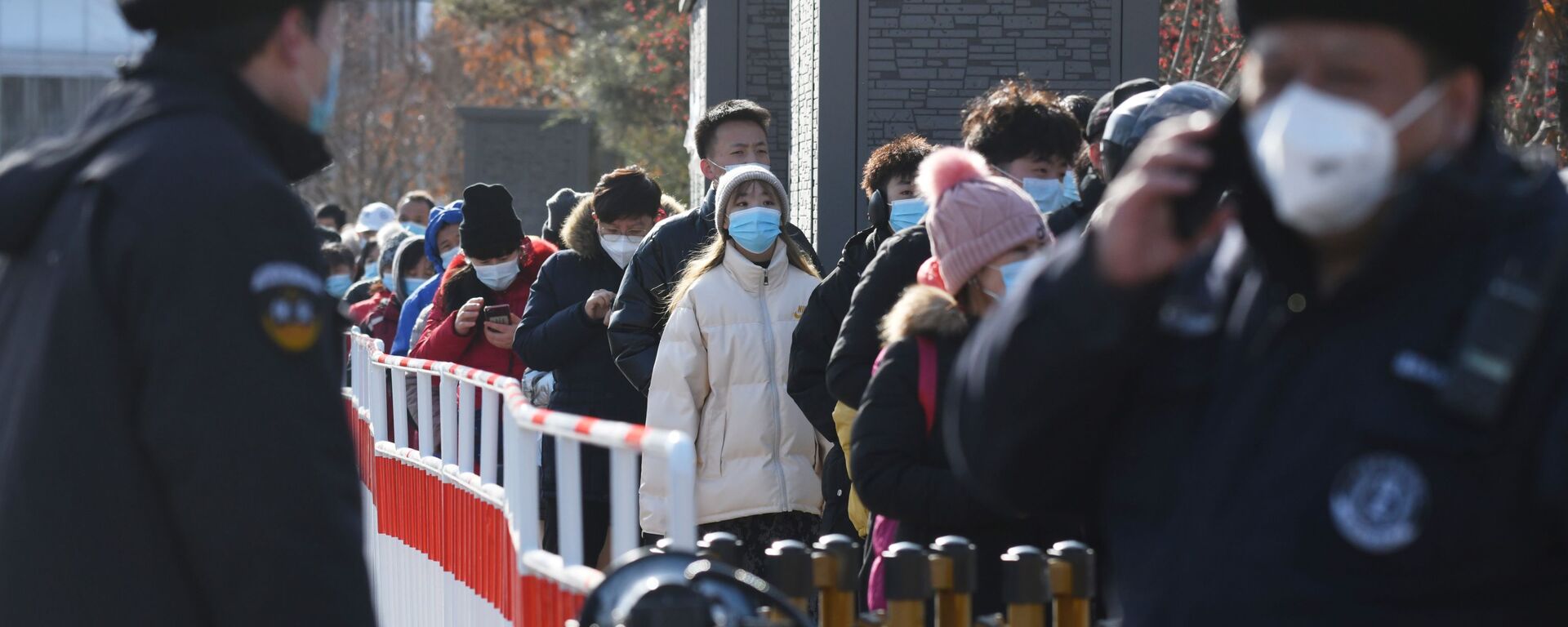 حملة الكشف عن فيروس كورونا واسعة النطاق في بكين، بسبب موجة جديدة لحالات الإصابة كوفيد-19 في الصين 11 يناير 2021 - سبوتنيك عربي, 1920, 08.05.2021