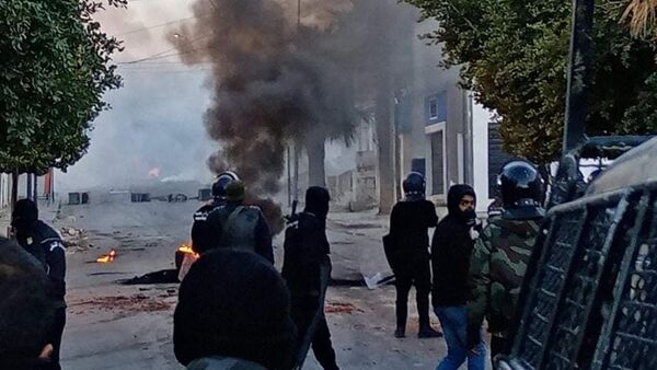 اشتباكات في محافظة القصرين تونس - سبوتنيك عربي