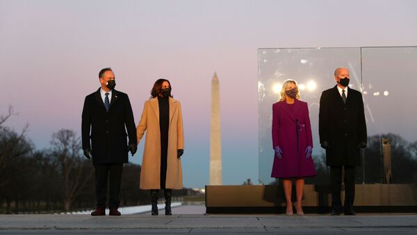 الرئيس المنتخب الأمريكي جو بايدن ونائبة الرئيس كامالا هاريس، واشنطن، الولايات المتحدة 20  يناير 2021 - سبوتنيك عربي