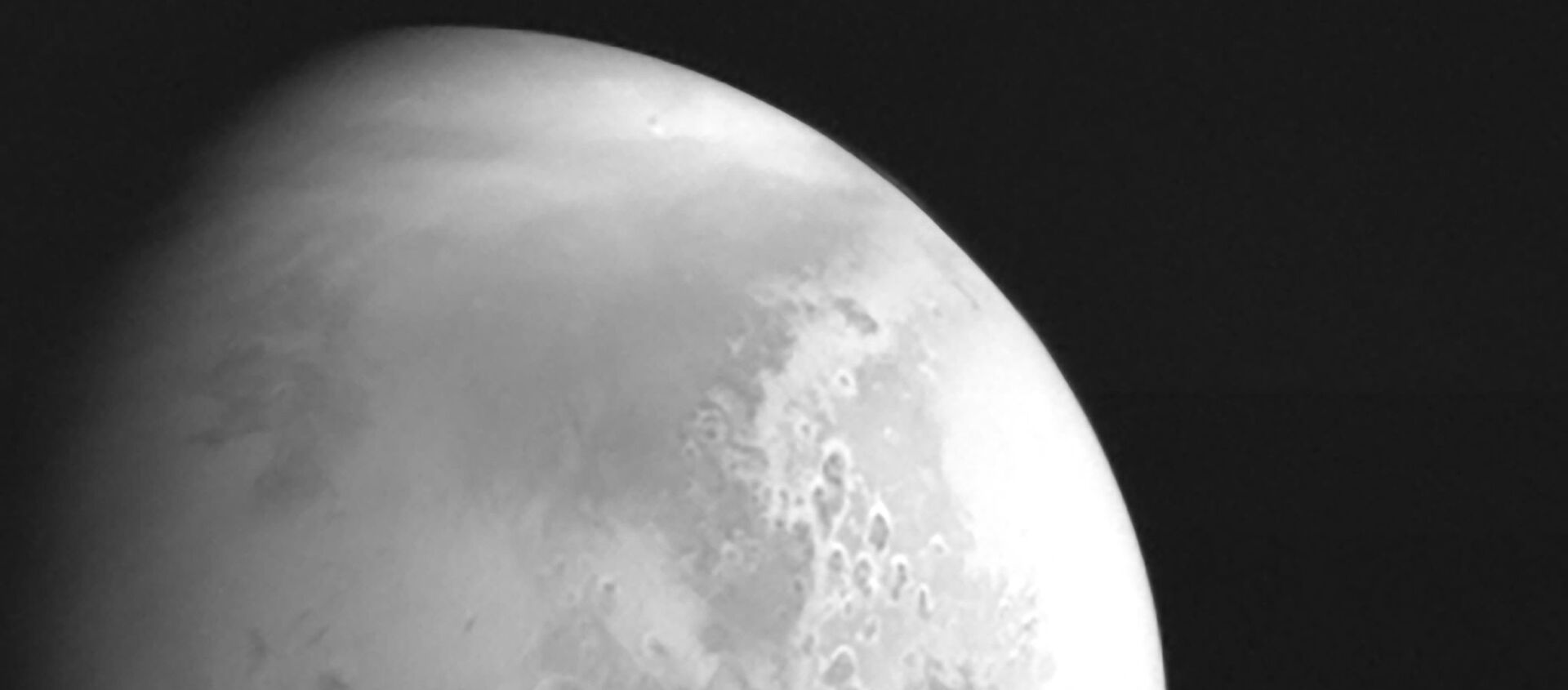 صورة نشرتها الصادرة إدارة الفضاء الوطنية الصينية لكوكب المريخ تم التقاطها بواسطة مسبار المريخ الصيني تيانوين-1 في 5 فبراير/ شباط 2021 - سبوتنيك عربي, 1920, 26.03.2021