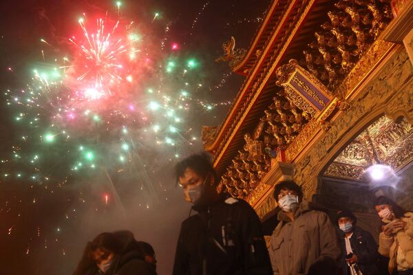 احتفالات حول العالم برأس السنة الصينية (القمرية) الجديدة - تايبيه، تايوان 12 فبراير 2021 - سبوتنيك عربي
