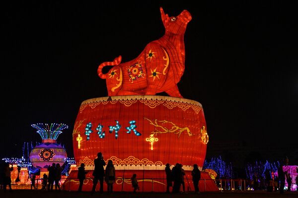 احتفالات حول العالم برأس السنة الصينية (القمرية) الجديدة - وهان، الصين 11 فبراير 2021 - سبوتنيك عربي