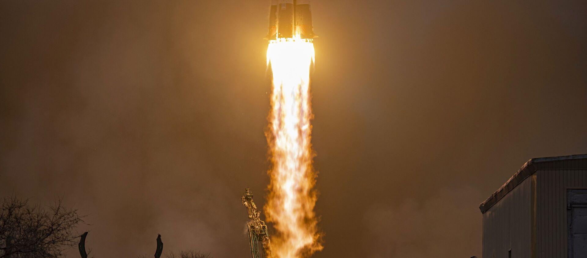 اطلاق صاروخ حامل سويوز-2.1أ، مركبة فضائية بروغريس ام- اس-16، قاعدة بايكونور الفضائية، 15 فبراير 2021 - سبوتنيك عربي, 1920, 07.05.2021