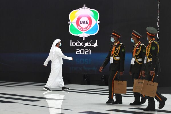 معرض الدفاع الدولي آيدكس 2021، أبو ظبي، الإمارات العربية المتحدة، 22 فبراير 2021 - سبوتنيك عربي