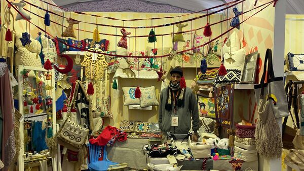 جانب معرض ديارنا للحرف اليدوية في القاهرة - سبوتنيك عربي