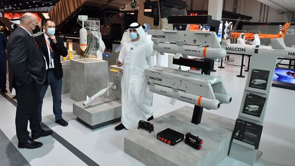 صواريخ دفاع جوي تنتجها شركة فالكون الإماراتية في آيديكس 2021 - سبوتنيك عربي