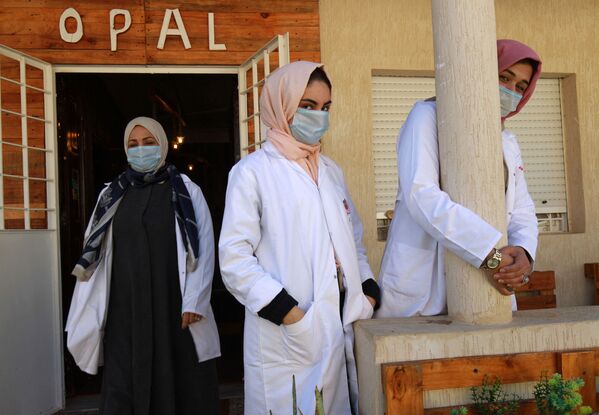 العلاج بالملح في مركز «أوبال» للعلاج بالملح في بنغازي (ويطلق عليه أيضا اسم كهف أوبال)، ليبيا 19 فبراير 2021 - سبوتنيك عربي