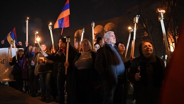 مظاهرات في أرمينيا - سبوتنيك عربي