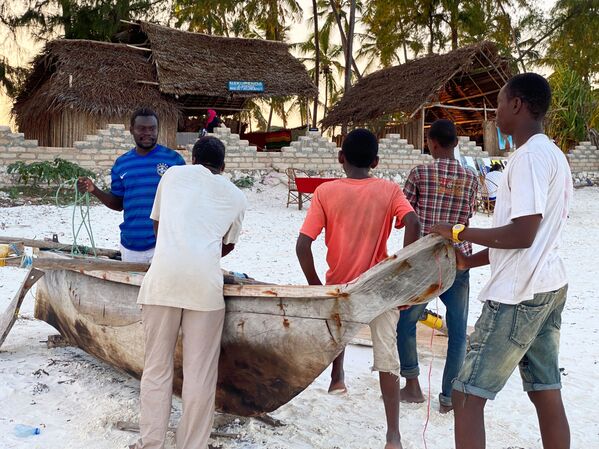 سكان قرية الصيادين في جزيرة زنجبار، تنزانيا 18 فبراير 2021 - سبوتنيك عربي