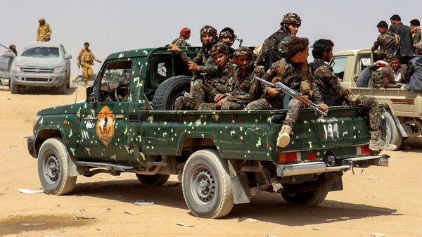 قوات جماعة أنصار الله، الحوثيون، اليمن، فبراير 2021 - سبوتنيك عربي