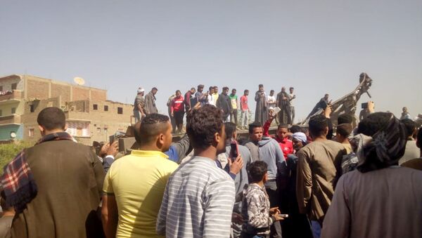 حادث تصادم قطاري سوهاج في صعيد مصر - سبوتنيك عربي