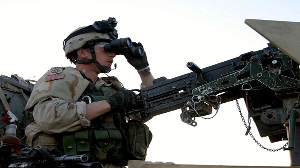 مدفع رشاش أمريكي طراز إم 2 عيار 12.7 ملم - سبوتنيك عربي