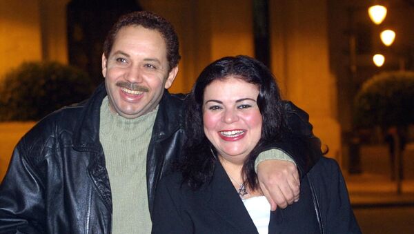 الفنان المصري، كمال أبو رية، مع زوجته السابقة الفنانة، ماجدة زكي - سبوتنيك عربي