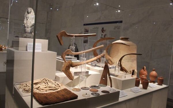 أدوات فرعونية في المتحف القومي للحضارة بالفسطاط، القاهرة، مصر - سبوتنيك عربي