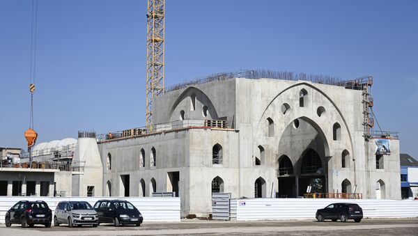 مشروع بناء مسجد أيوب سلطان في ستراسبورغ مارس 2021 - سبوتنيك عربي
