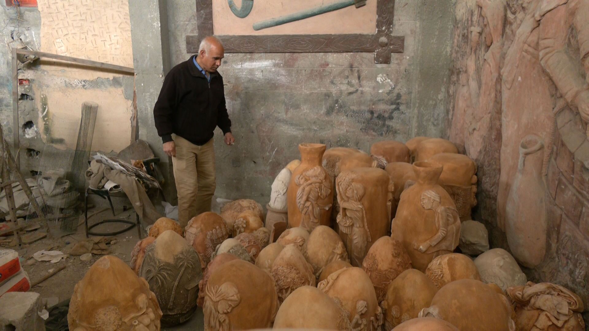بسام الحجار... فنان فلسطيني يبدع في تحويل التراث والتاريخ إلى منحوتات جميلة - سبوتنيك عربي, 1920, 08.04.2021
