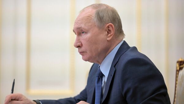 الرئيس الروسيا فلاديمير بوتين، روسيا 8 أبريل 2021 - سبوتنيك عربي