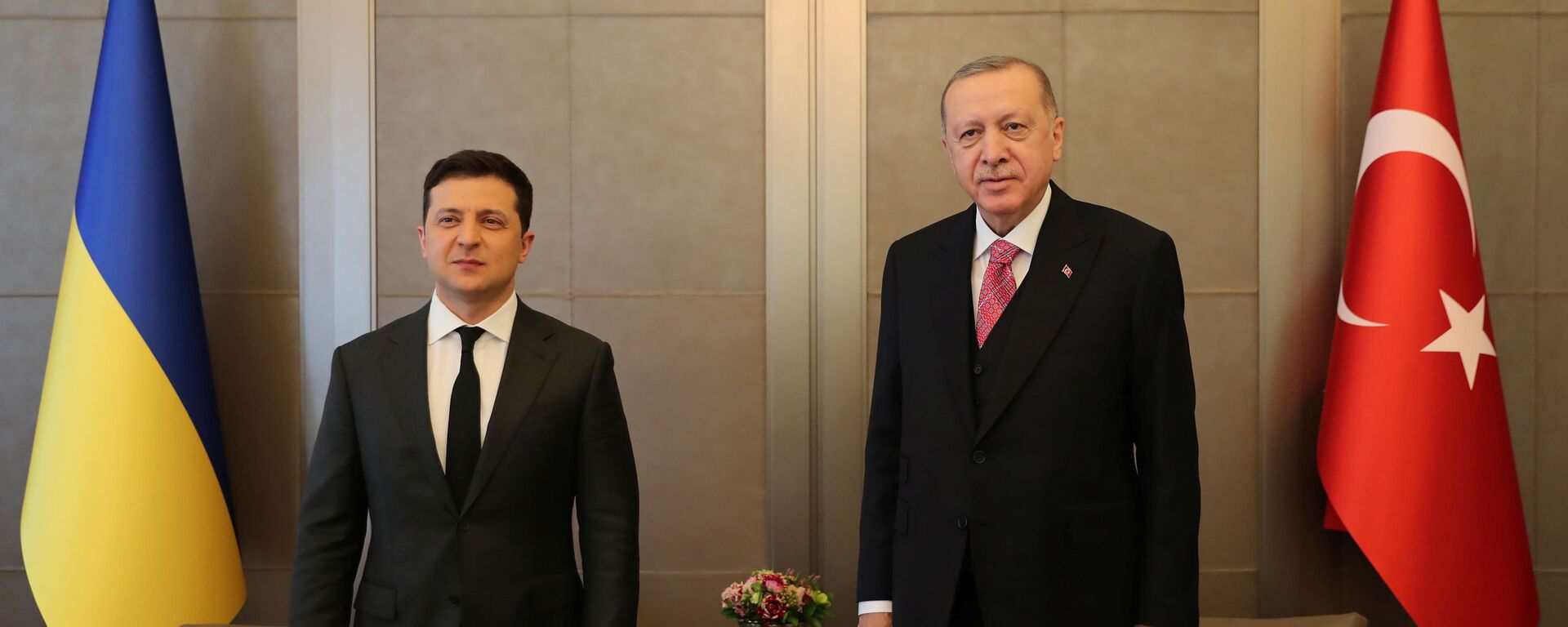 الرئيس الأوكراني فلاديمير زيلينسكي،والرئيس التركي، رجب طيب أردوغان - سبوتنيك عربي, 1920, 10.04.2021