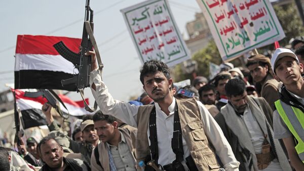 الحوثيون في صنعاء، اليمن مارس 2021 - سبوتنيك عربي