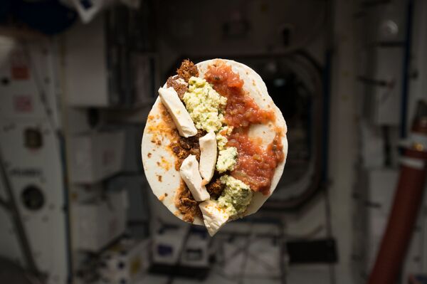 إفطار رائد الفضاء الأمريكي تيموثي لينارت كوبرا على محطة الفضاء الدولية - سبوتنيك عربي