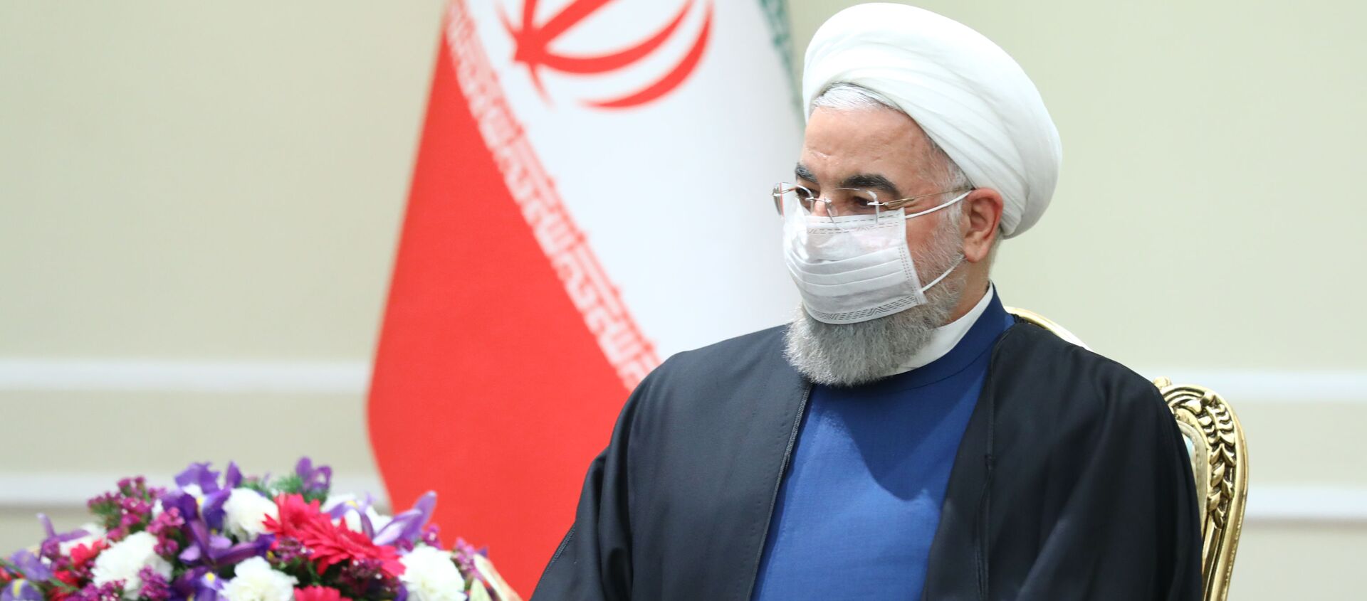وزير الخارجية الروسي سيرغي لافروف، والرئيس الإيراني حسن روحاني في طهران، إيران 13 أبريل 2021 - سبوتنيك عربي, 1920, 21.04.2021