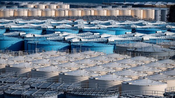 محطة فوكوشيما النووية المنكوبة، اليابان أبريل 2021 - سبوتنيك عربي