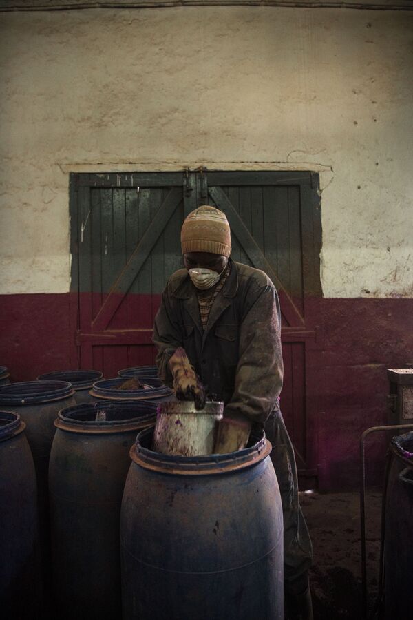 صورة من سلسلة دايزي القاتلة، للمصور الإيطالي فيتو فوسكو، الفائزة في فئة المشاريع الوثائقية الاحترافية في مسابقة جوائز سوني العالمية للتصوير الفوتوغرافي 2021 - سبوتنيك عربي