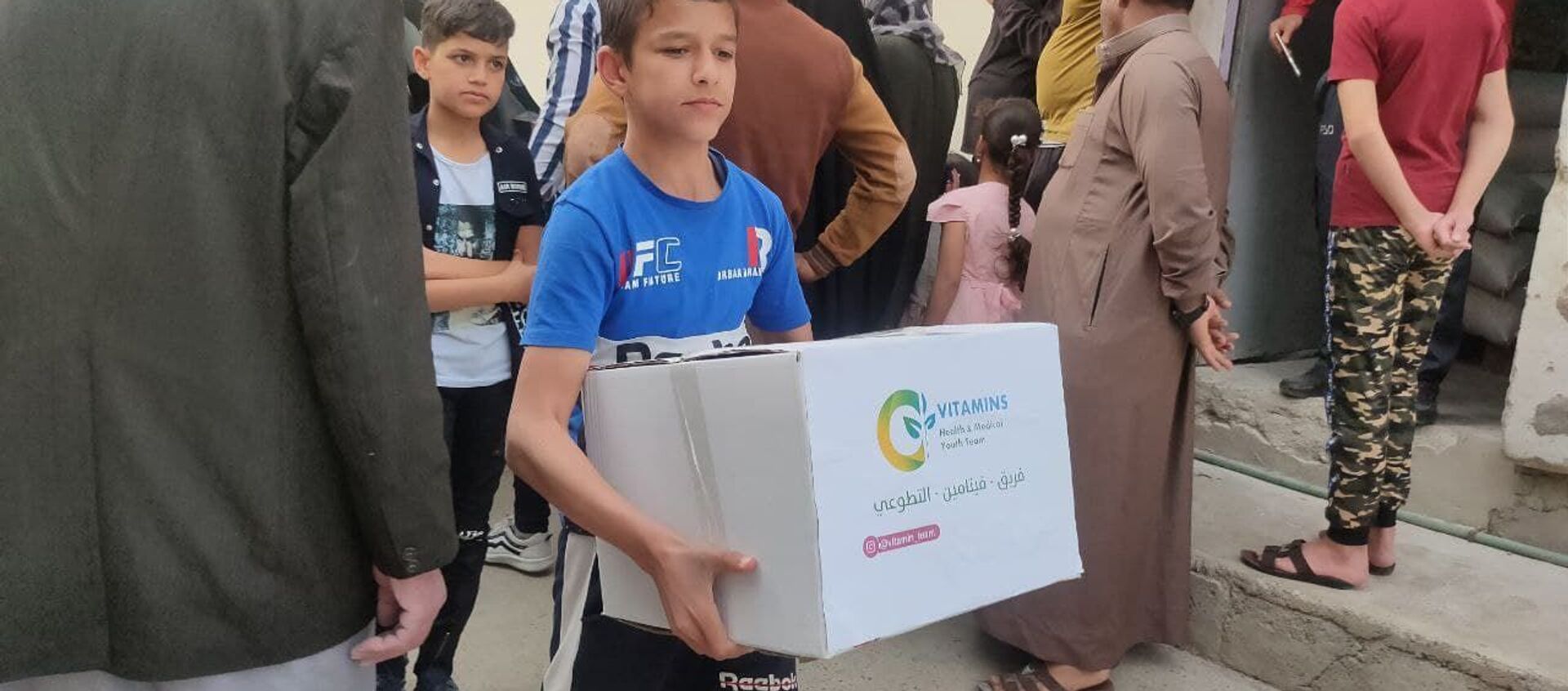 توزيع المساعدات للمحتاجين في رمضان في الموصل، العراق 15 أبريل 2021 - سبوتنيك عربي, 1920, 20.04.2021