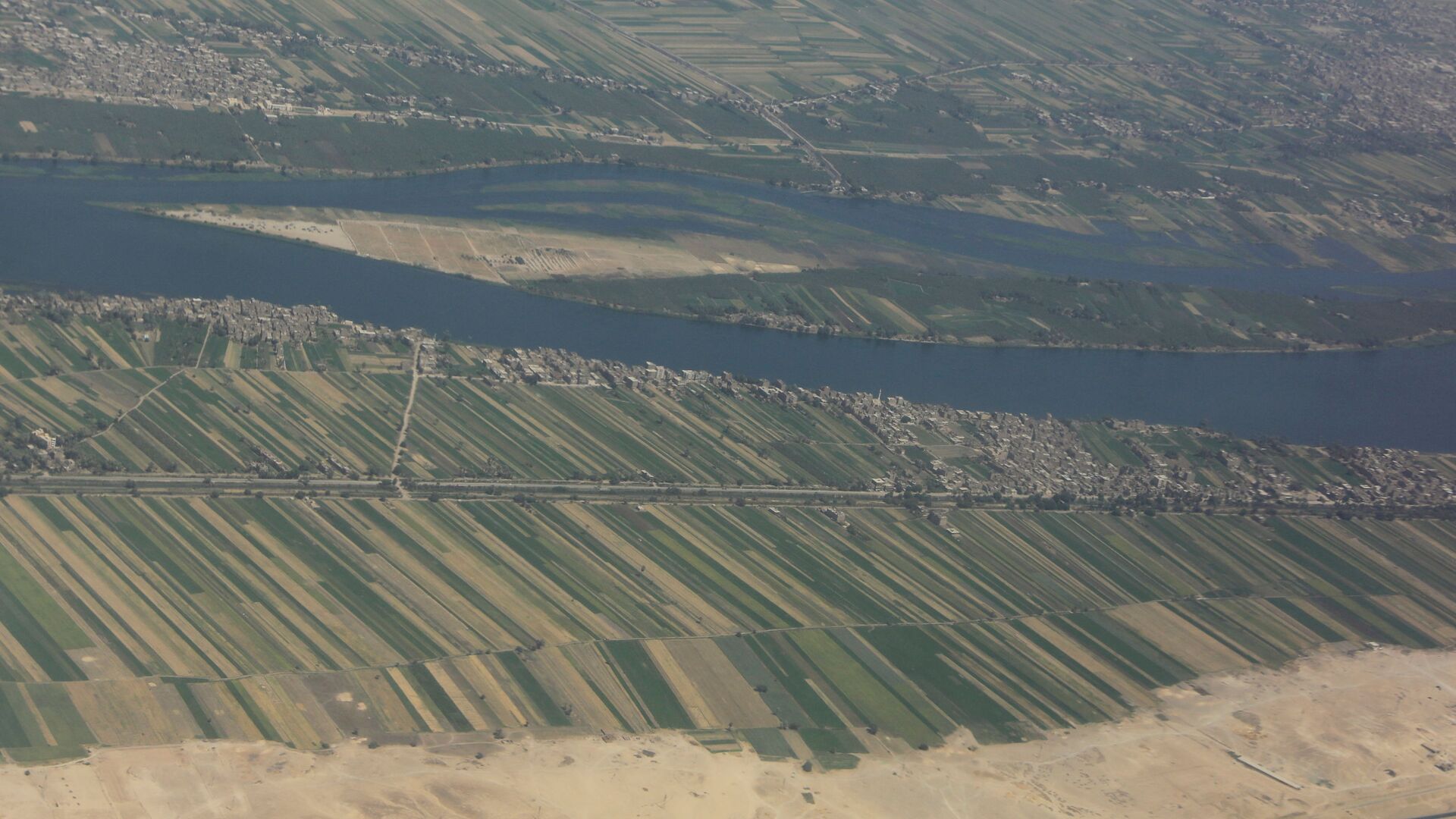 منظر جوي لوادي النيل، الأقصر، جنوب القاهرة، مصر 9 أبريل 2021 - سبوتنيك عربي, 1920, 02.07.2021
