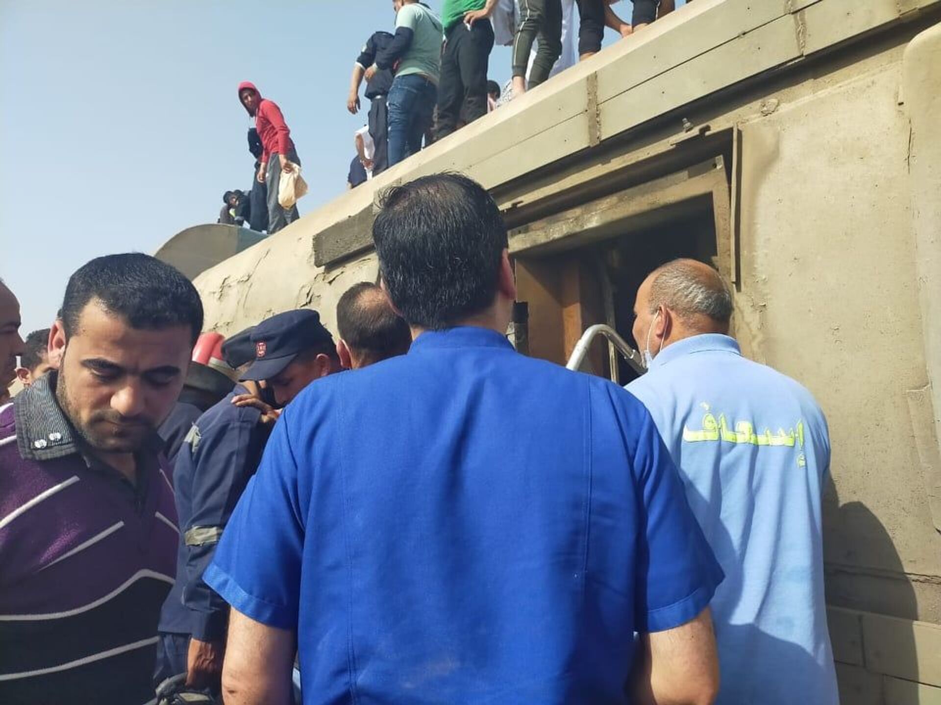 الصحة المصرية: 97 مصابا بعد خروج قطار عن القضبان بالقليوبية شمالي القاهرة - سبوتنيك عربي, 1920, 18.04.2021