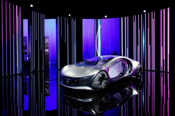 نموذج سيارة (Mercedes-Benz Vision AVTR) في معرض شنغهاي للسيارات، الصين 19 أبريل 2021 - سبوتنيك عربي