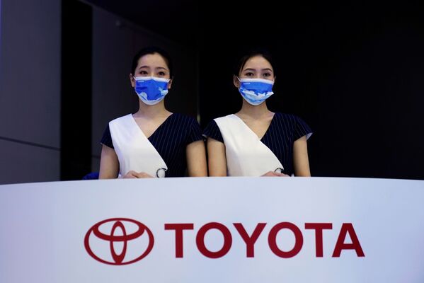 جناح (Toyota) في معرض شنغهاي للسيارات، الصين 19 أبريل 2021 - سبوتنيك عربي