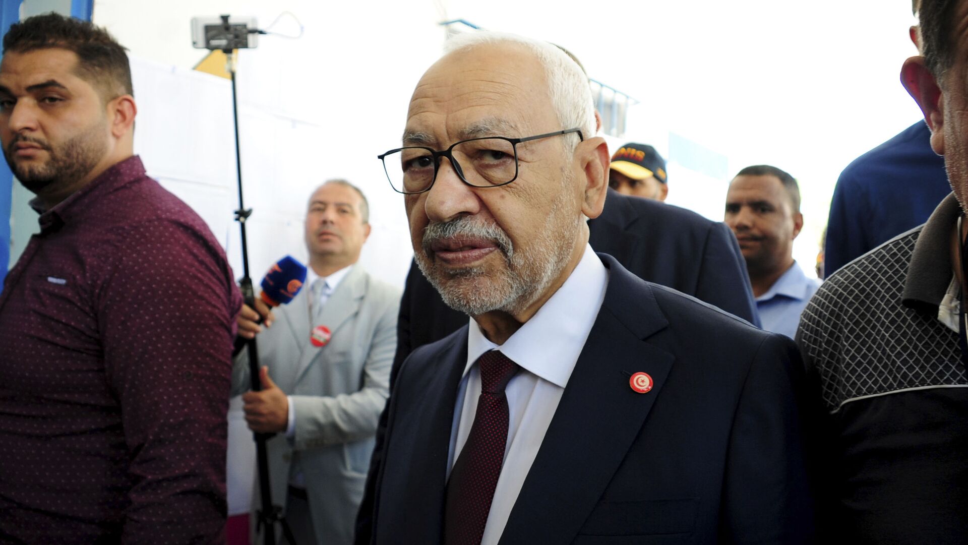 رئيس البرلمان التونسي راشد الغنوشي، صورة من أرشيف 2019 - سبوتنيك عربي, 1920, 22.09.2021