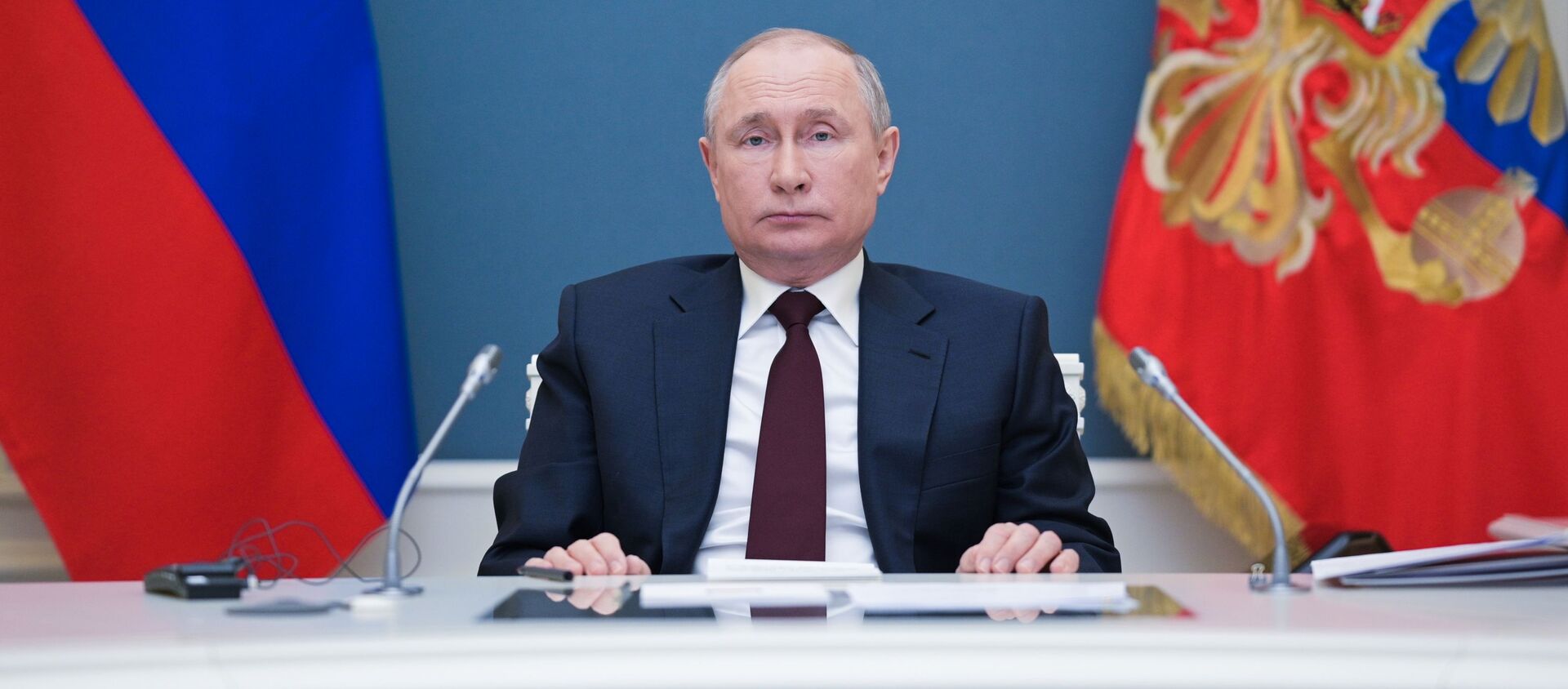  الرئيس الروسي فلاديمير بوتين يشارك في قمة المناخ عبر الإنترنت، موسكو، روسيا 22 أبريل 2021 - سبوتنيك عربي, 1920, 29.04.2021