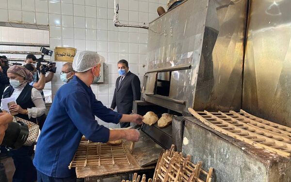 مخبز داخل أحد السجون المصرية، 24 نيسان/ أبريل 2021 - سبوتنيك عربي