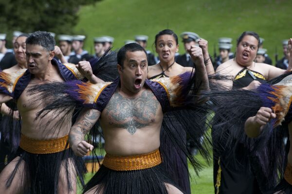 رقصة هاكا التقليدية لشعب ماوري في نيوزيلندا - سبوتنيك عربي