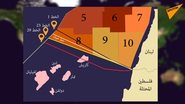 ترسيم الحدود البحرية بين لبنان وإسرائيل - سبوتنيك عربي