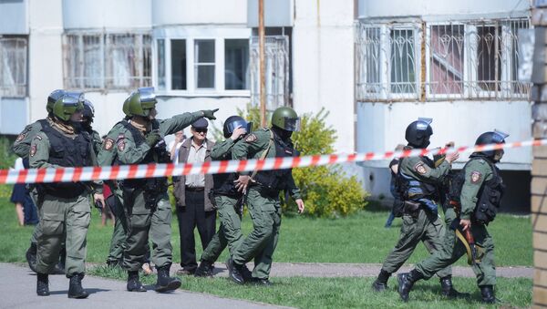 حادث إطلاق نار بإحدى مدارس مدينة قازان، روسيا 11 مايو 2021 - سبوتنيك عربي