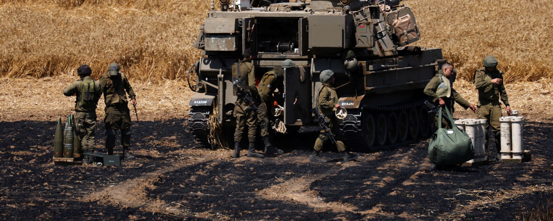 جنود الجيش الإسرائيلي على حدود قطاع غزة، 14 مايو 2021 - سبوتنيك عربي, 1920, 01.01.2022