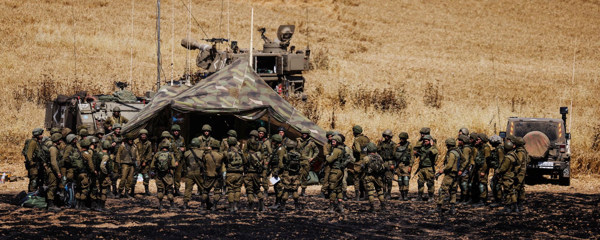 جنود الجيش الإسرائيلي على حدود قطاع غزة، 14 مايو 2021 - سبوتنيك عربي, 1920, 18.12.2021