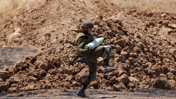 جنود الجيش الإسرائيلي على حدود قطاع غزة، 14 مايو 2021 - سبوتنيك عربي