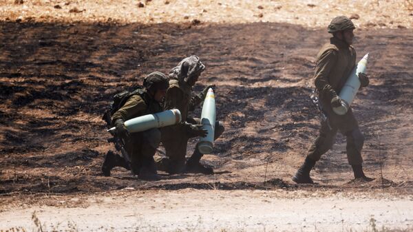 جنود الجيش الإسرائيلي على حدود قطاع غزة، 14 مايو 2021 - سبوتنيك عربي