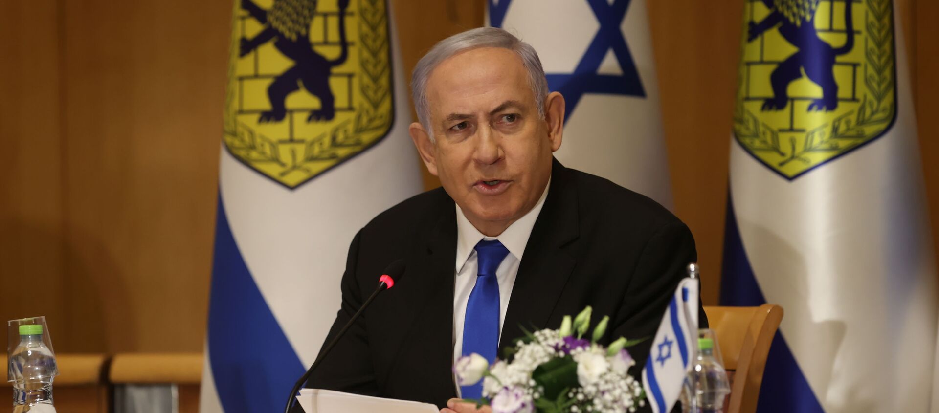 رئيس الوزراء الإسرائيلي بنيامين نتنياهو، القدس 9 مايو 2021 - سبوتنيك عربي, 1920, 25.05.2021