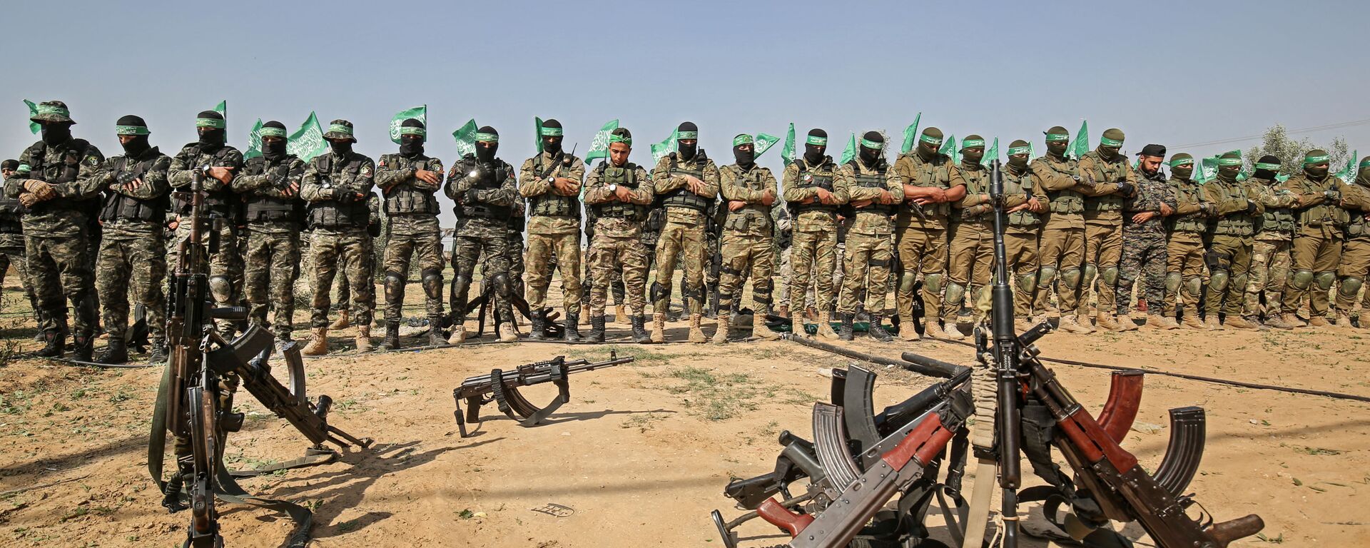 عناصر تابعة لكتائب القسام الجناح العسكري لحركة حماس - سبوتنيك عربي, 1920, 19.11.2021