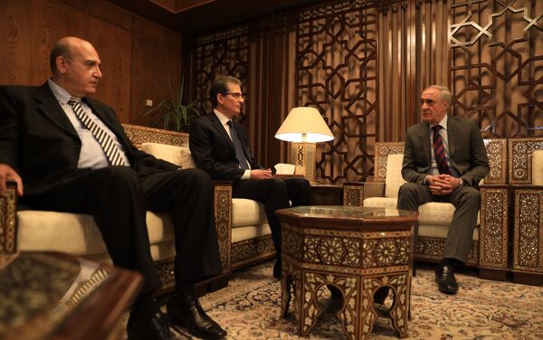  رئيس أبخازيا في زيارته إلى دمشق - سبوتنيك عربي