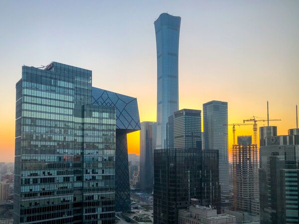 ناطحات سحاب للمركز التجاري سيتيك تاور (CITIC Tower) في بكين، الصين - سبوتنيك عربي
