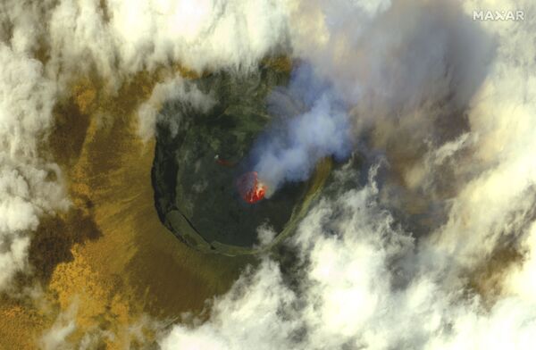 بركان نيراغونغو في الكونغو، 25 مايو 2021 - سبوتنيك عربي