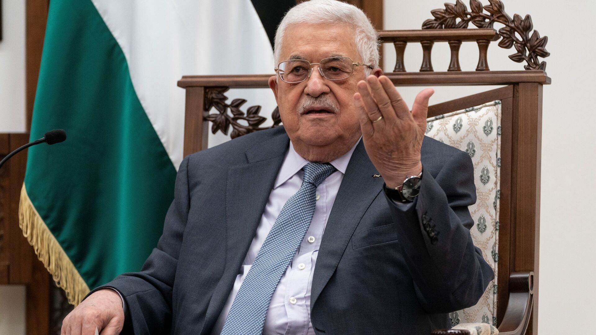 الرئيس الفلسطيني محمود عباس، رام الله، الضفة الغربية 25 مايو 2021 - سبوتنيك عربي, 1920, 27.10.2021