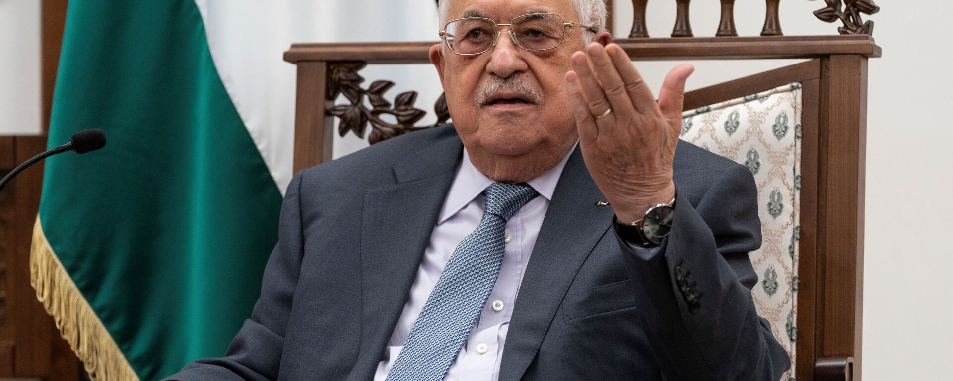 الرئيس الفلسطيني محمود عباس، رام الله، الضفة الغربية 25 مايو 2021 - سبوتنيك عربي, 1920, 14.09.2021