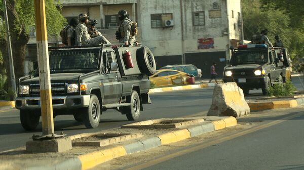 قوات الأمن العراقي، بغداد، العراق 26 مايو 2021 - سبوتنيك عربي